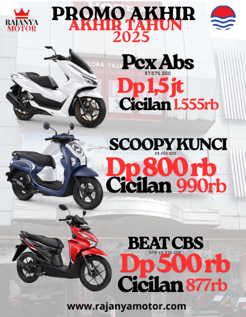 Promo Motor Honda Akhir Tahun 2025 – DP Mulai 500 Ribu